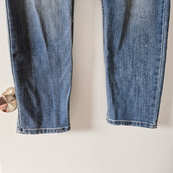 Abercrombie Super Skinny Ankle High Rise Denim Medium Wash Blue Jeans 31 12 - Picture 4 of 9